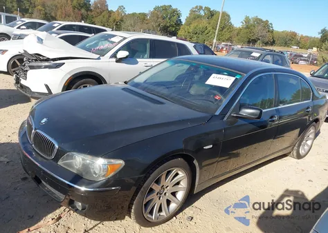 2006 BMW 750Li z USA, uszkodzony, nr VIN WBAHN83526DT37603